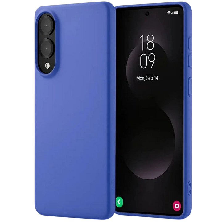 Capa Samsung Galaxy S25 Edge Square Liquid Premium Azul