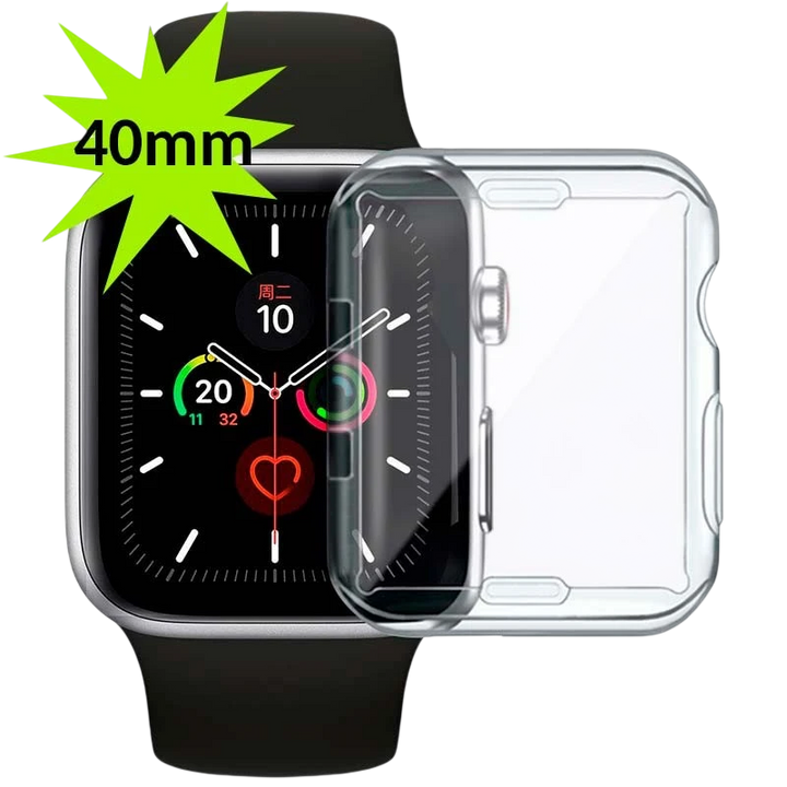 Capa de silicone Apple Watch 40mm - Compatível com Apple Watch 4/5/6/SE
