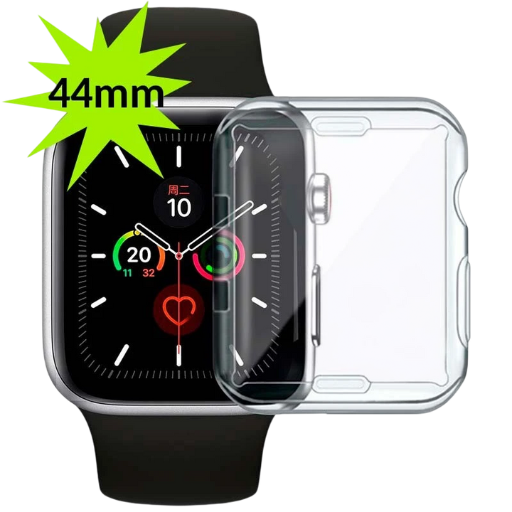 Capa de silicone Apple Watch 44mm - Compatível com Apple Watch 4/5/6/SE