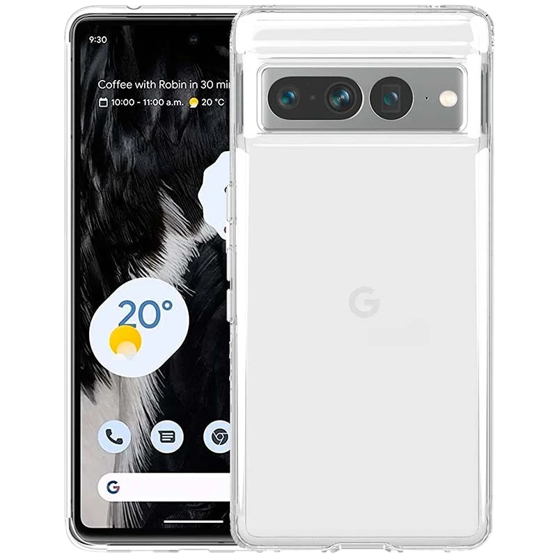 Capa de silicone Google Pixel 7 Pro 5G 5G Transparente