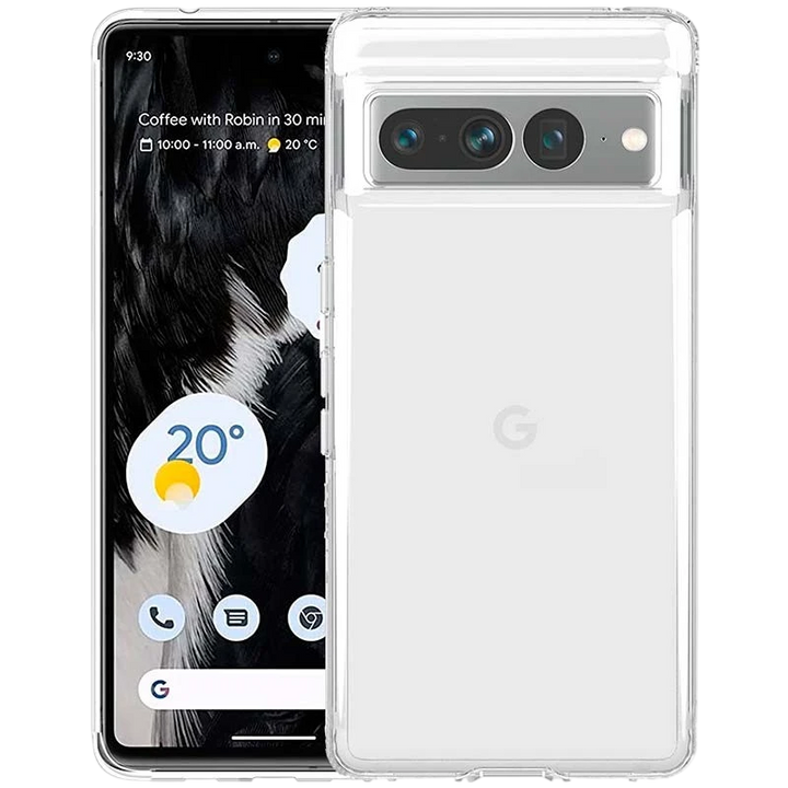 Capa de silicone Google Pixel 7 Pro 5G 5G Transparente