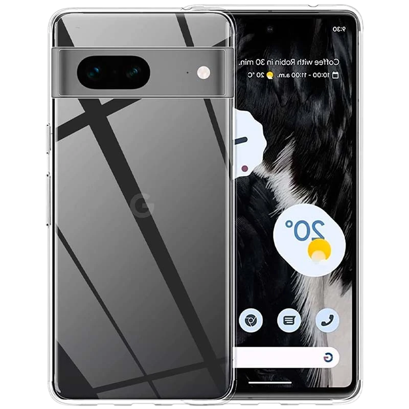 Capa de silicone Google Pixel 7 5G Transparente
