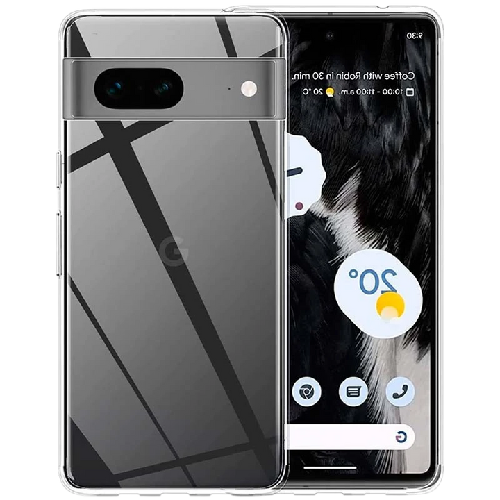 Capa de silicone Google Pixel 7 5G Transparente