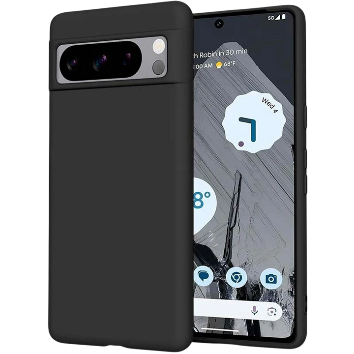 Capa de silicone Google Pixel 8 Pro Preto