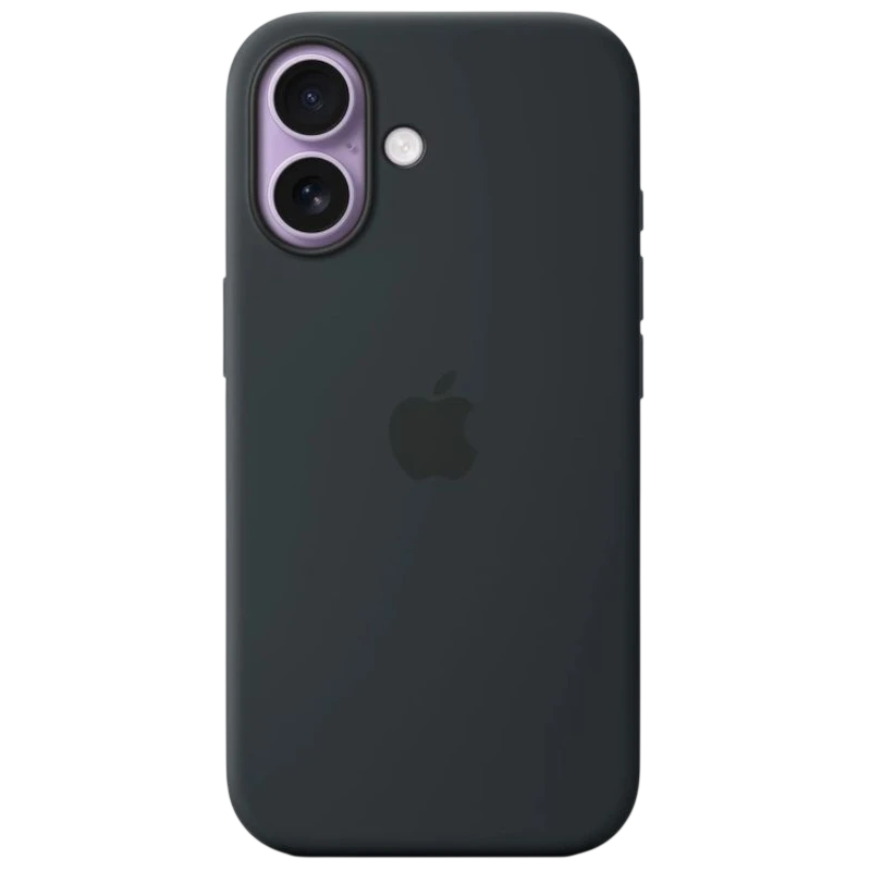 Capa de silicone com Magsafe para iPhone 17 - Preto