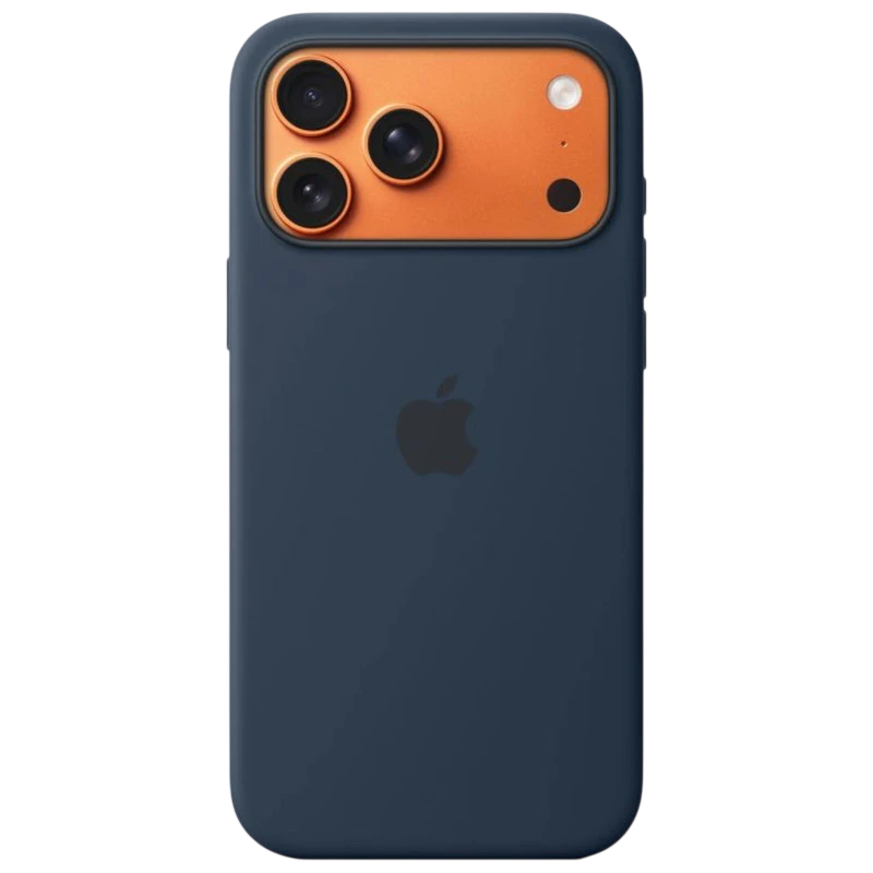 Capa de silicone com Magsafe iPhone 17 Pro Max - Meia-noite