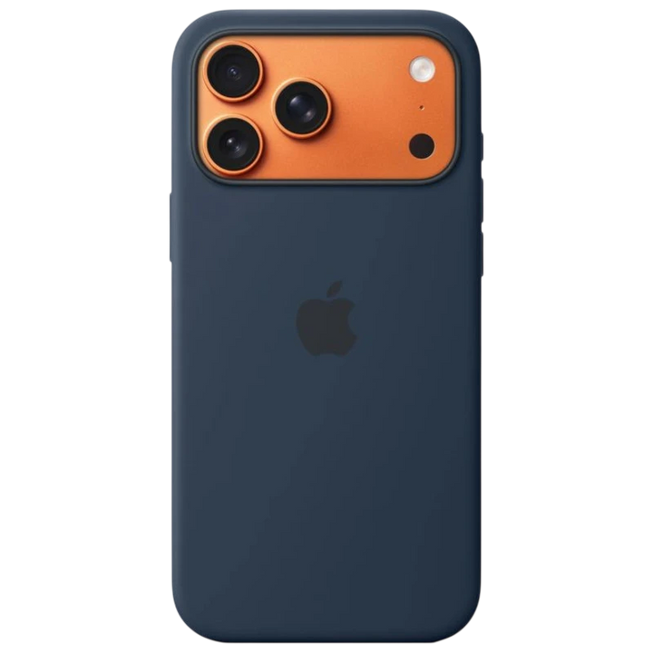 Capa de silicone com Magsafe iPhone 17 Pro Max - Meia-noite