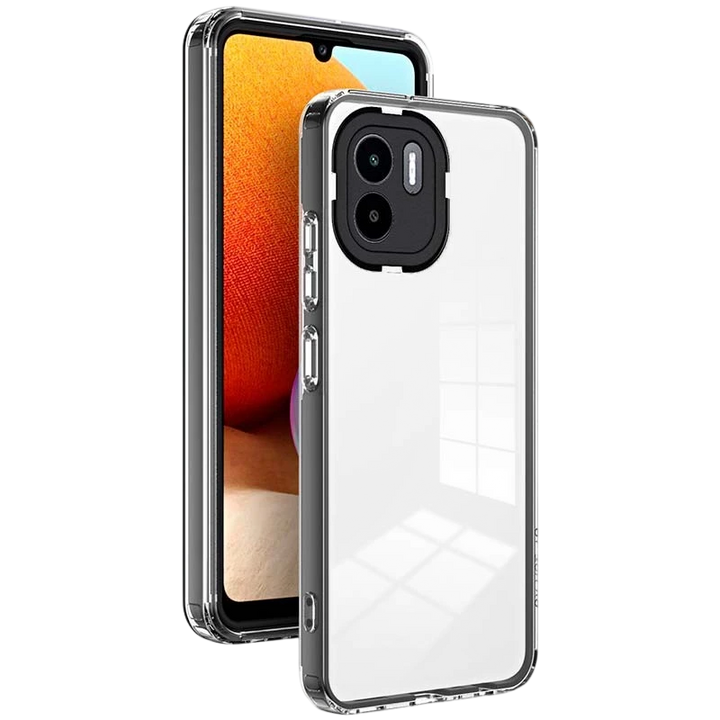 Capa de silicone Xiaomi Redmi A1 / Redmi A2 com Bumper Preto