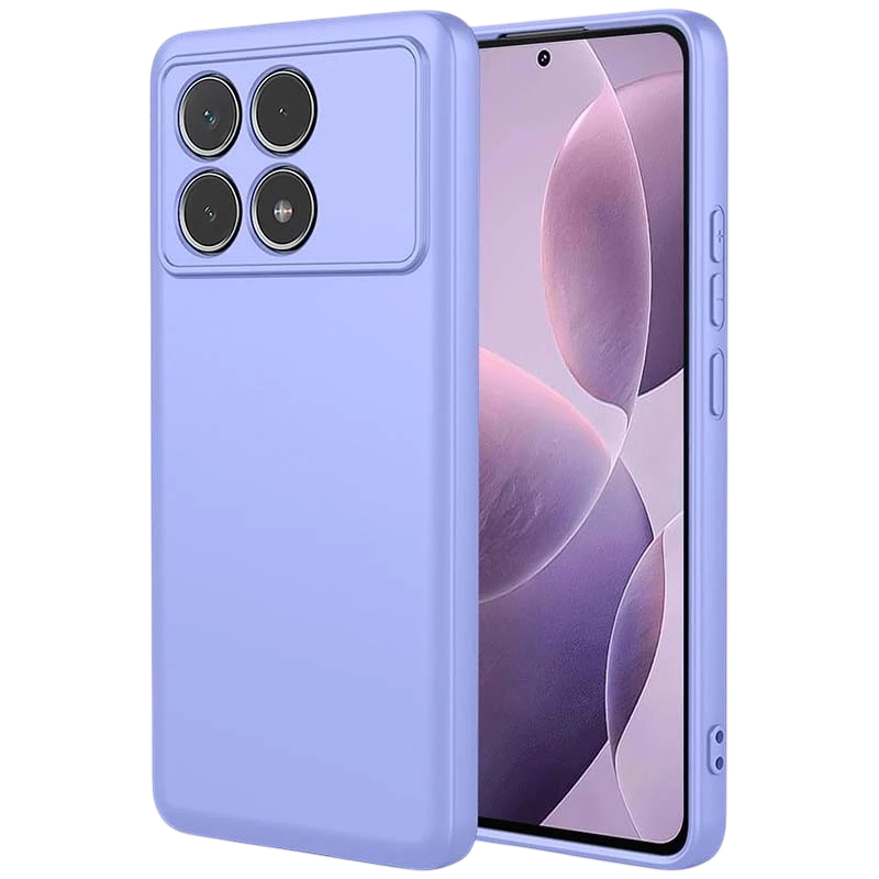 Capa Xiaomi Poco F6 Pro 5G Square Liquid Premium Lavanda