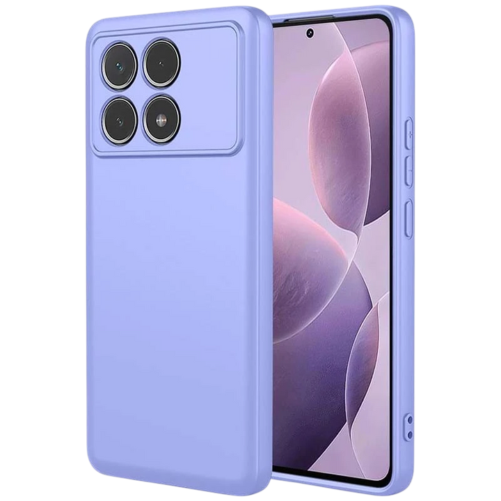 Capa Xiaomi Poco F6 Pro 5G Square Liquid Premium Lavanda