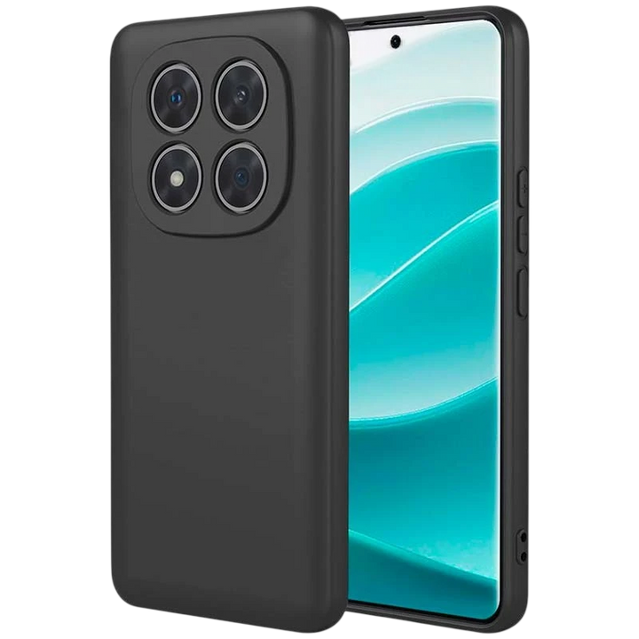 Capa Xiaomi Redmi Note 14 Pro 5G / Poco X7 5G Square Liquid Premium Preto