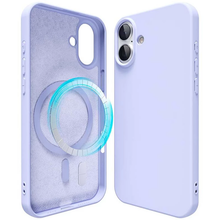Capa Macia Magsafe Compatível iPhone 16 6.1" Lavanda