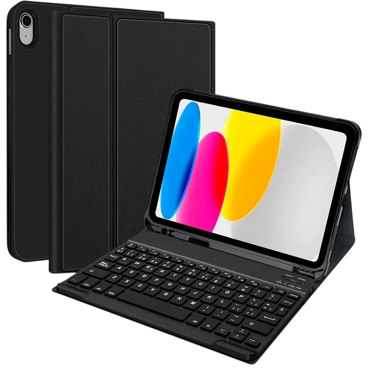 Capa com Teclado Apple iPad Pro 11 (2018), iPad Air 6/5/4 Generación (2024,2022,2020), iPad 10.9 (2022)
