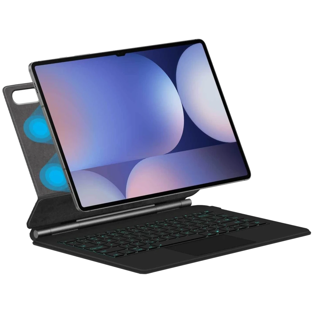 Capa com teclado para Samsung Galaxy Tab S10+ (inglês)