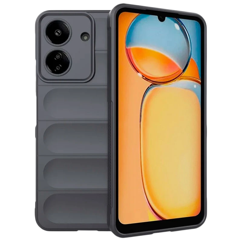 Capa de silicone Wave Xiaomi Redmi 13C / Poco C65 / Poco M6 5G Cinzento