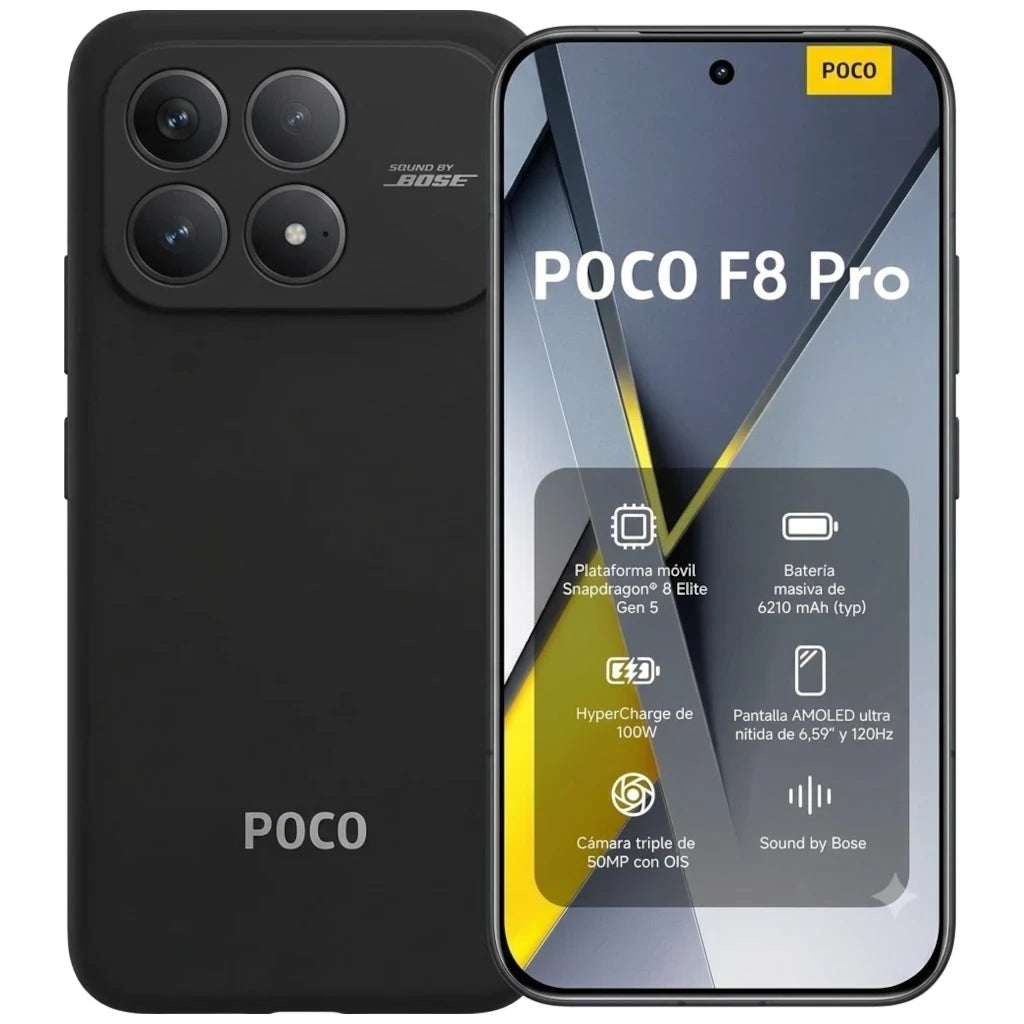 Capa Xiaomi Poco F8 Pro 5G Square Liquid Premium Preto