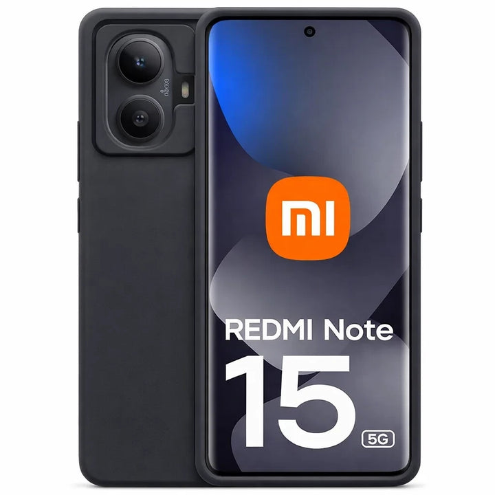 Capa Xiaomi Redmi Note 15 5G / Note 15 4G Square Liquid Premium Preto