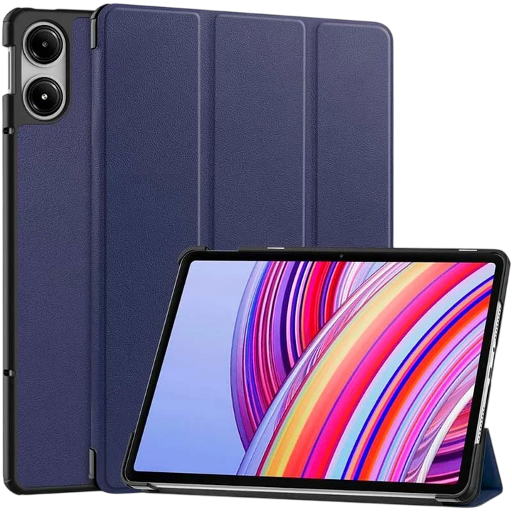 Capa Inteligente Xiaomi Redmi Pad Pro / Poco Pad 12.1 com Suporte Azul