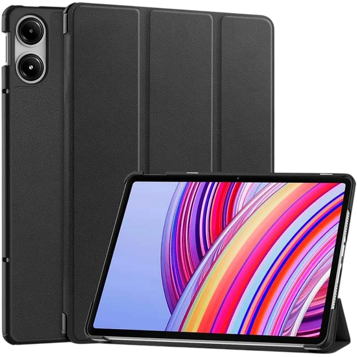 Capa Inteligente Xiaomi Redmi Pad Pro / Poco Pad 12.1 com Suporte Preto