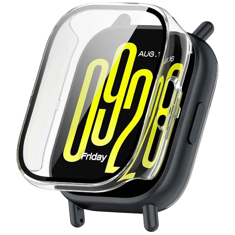 Capa PC + Vidro Temperado Xiaomi Redmi Watch 5 Active Transparente