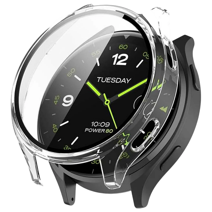 Capa PC + Vidro Temperado Xiaomi Watch 2 Transparente