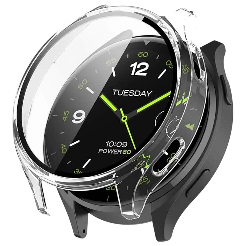Capa PC + Vidro Temperado Xiaomi Watch 2 Transparente