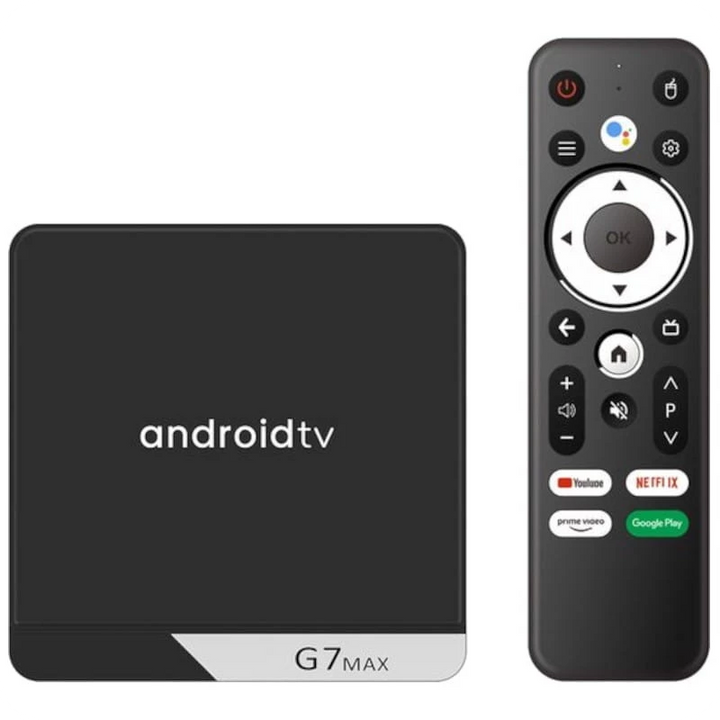 G7 Max S905X4 4GB/64GB Dual Wifi Controle de Voz Android 11 - Android TV