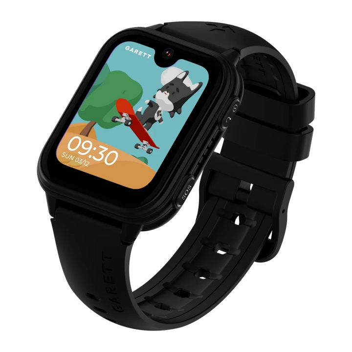 Garett Kids Vibe 4G Preto Chamadas SOS Câmara GPS IP67