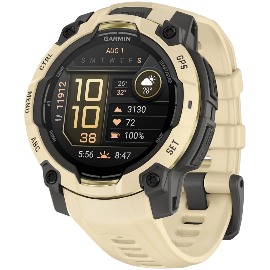 Garmin Instinct 3 AMOLED GPS 45mm Silicone Citrine/Cinza