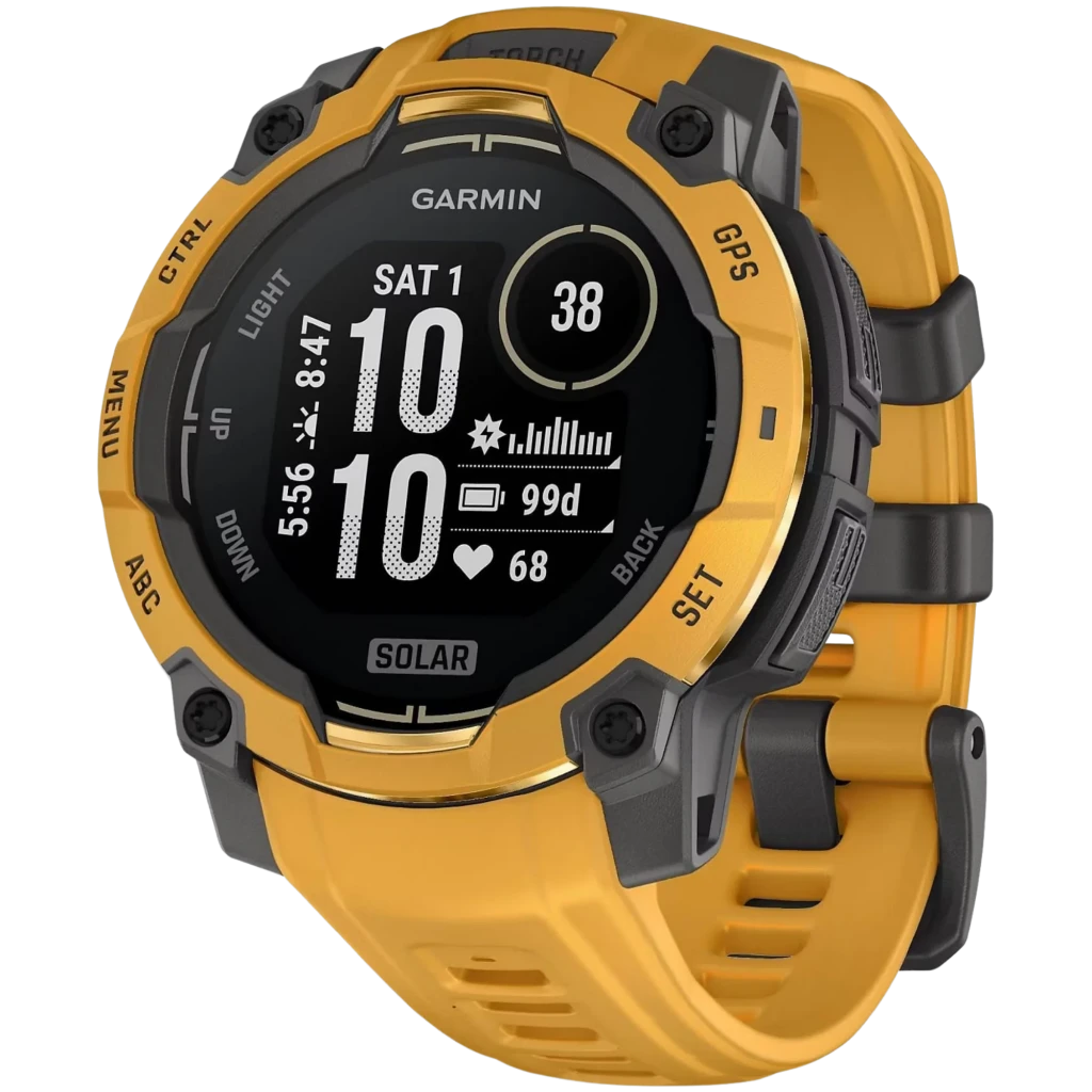 Garmin Instinct 3 Solar 50 mm GPS 40 dias Sunburst/Cinza