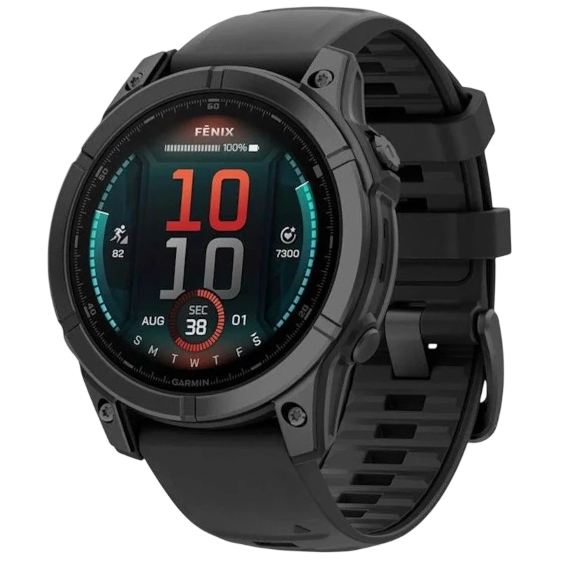 Garmin Fenix E 47mm Aço Cinza - Relógio Inteligente