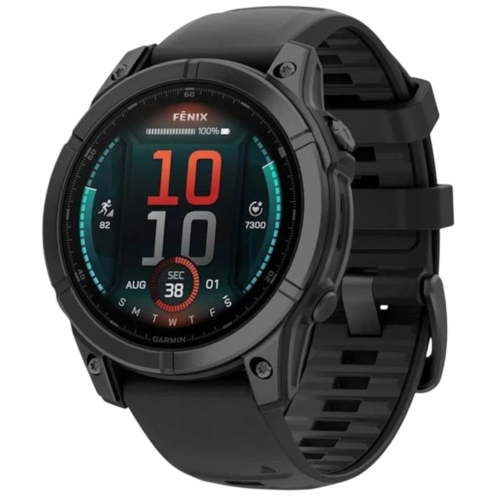 Garmin Fenix E 47mm Aço Cinza - Relógio Inteligente