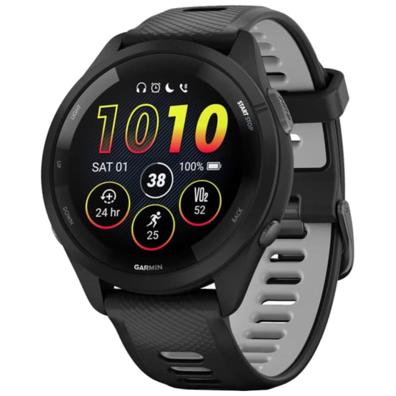 Garmin Forerunner 265 Preto/Cinzento 46mm - Relógio Inteligente