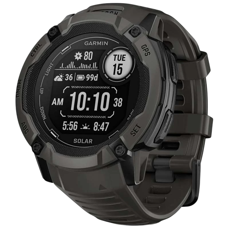 Garmin Instinct 2X Solar 50mm Preto - Smartwatch com GPS