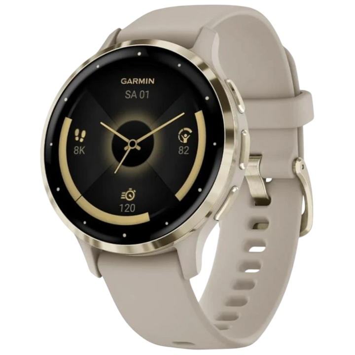 Garmin Venu 3S Beige Dourado - Relógio inteligente