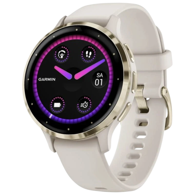 Garmin Venu 3S Cinza Dourado – Relógio inteligente