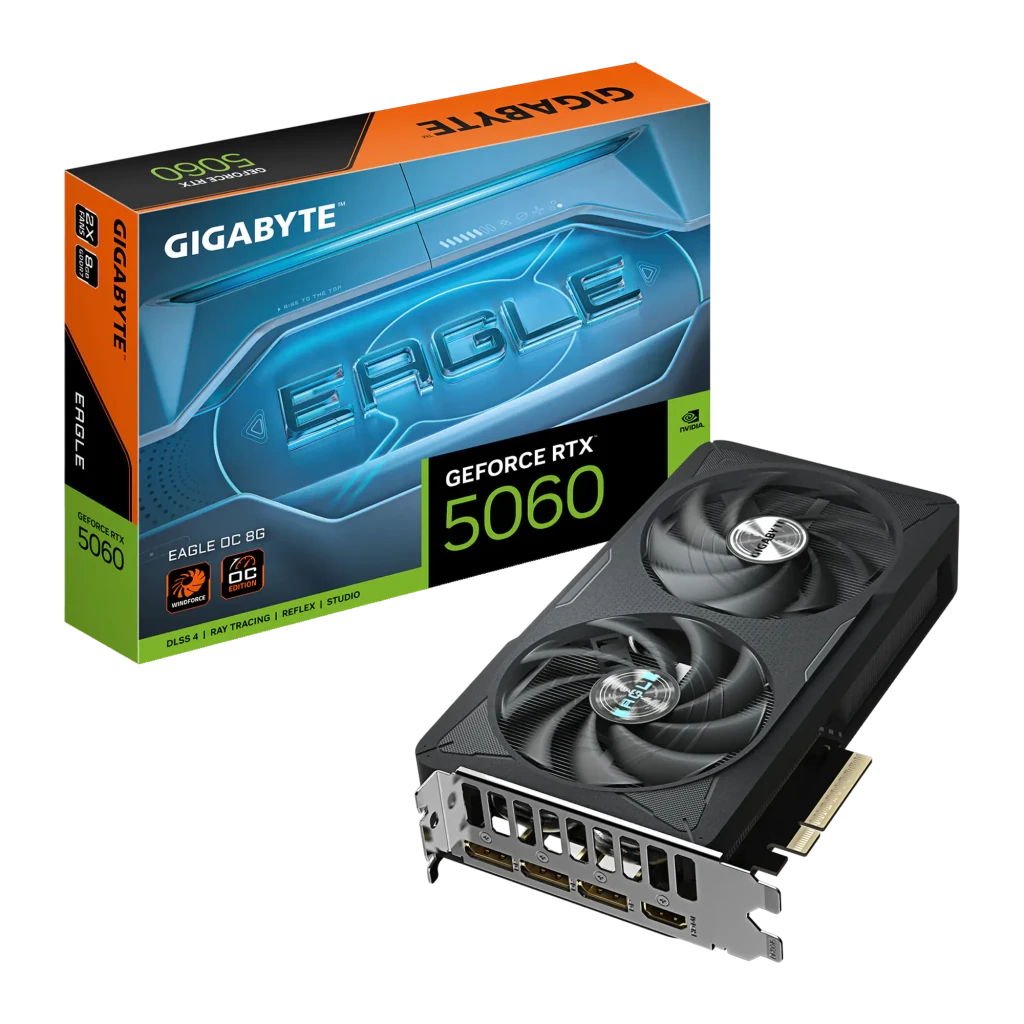 Placa gráfica Gigabyte GeForce RTX 5060 EAGLE MAX OC 8GB GDDR7
