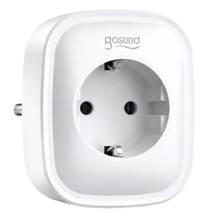 Gosund SP112-M Tomada Inteligente Wi-Fi com Medição de Consumo, Compatível com Alexa e Google, Branca