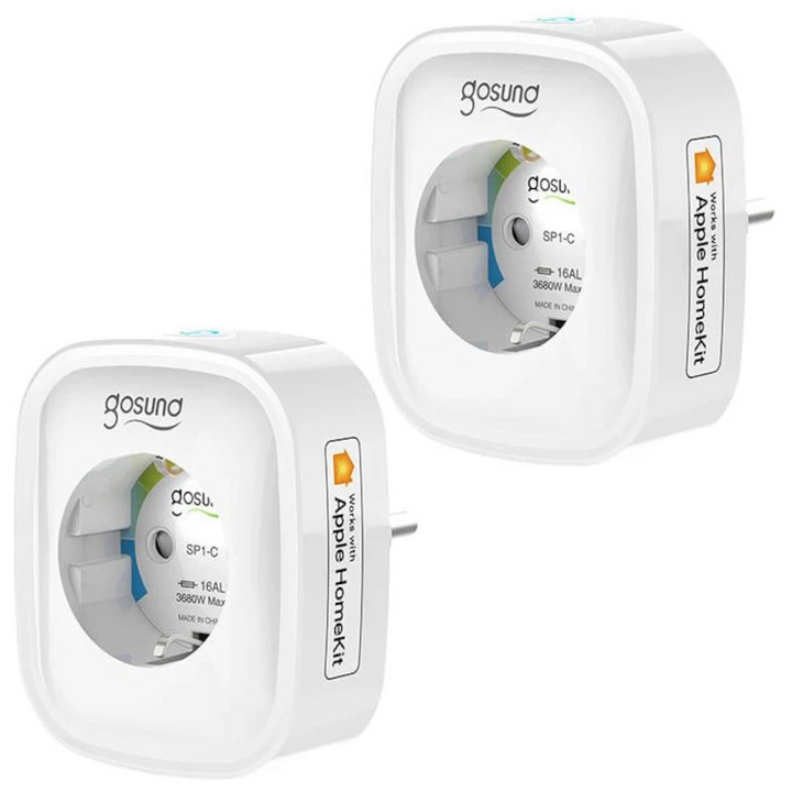 Gosund SP1-H HomeKit 16A Pack of 2 Branco - Tomada Inteligente