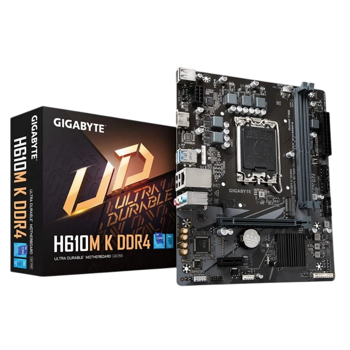 Gigabyte H610M K DDR4 1.0 LGA 1700 micro ATX Gigabit Ethernet