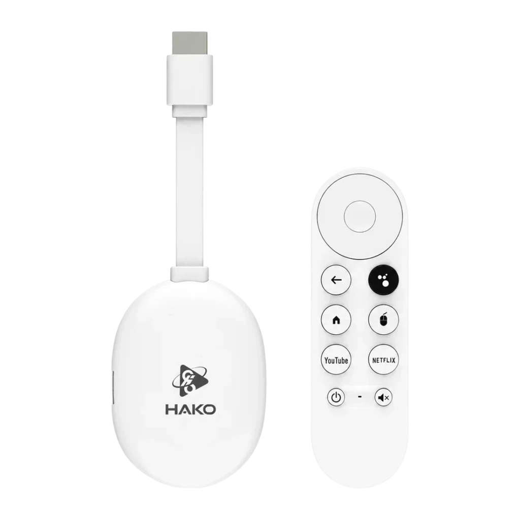 TV Stick HAKO 4K 2G+16G Android 2GB/16GB Branco WiFi 6 HDR 3518D2