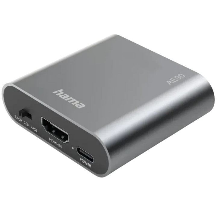 Hama AE-90 - Extrator/Divisor de áudio HDMI 4K