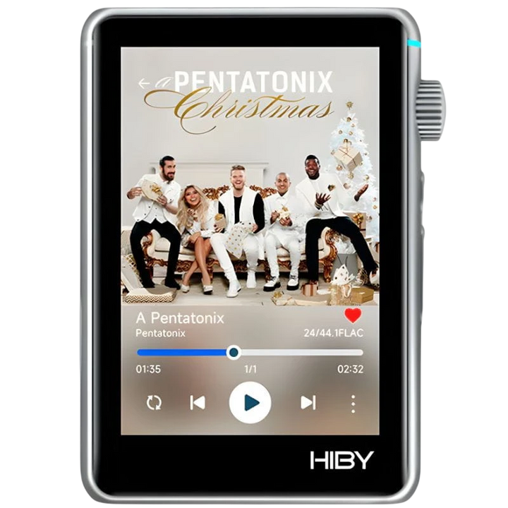 Hiby R3 II 2025 Prateado - Reprodutor de Áudio Hi-Res