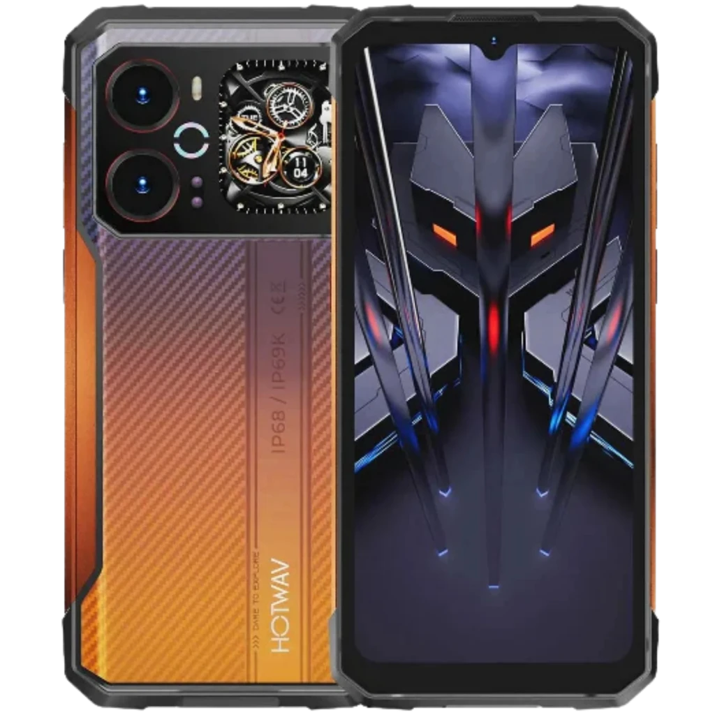 Hotwav Cyber 18 4G 256 GB Laranja 8 GB 6200 mAh