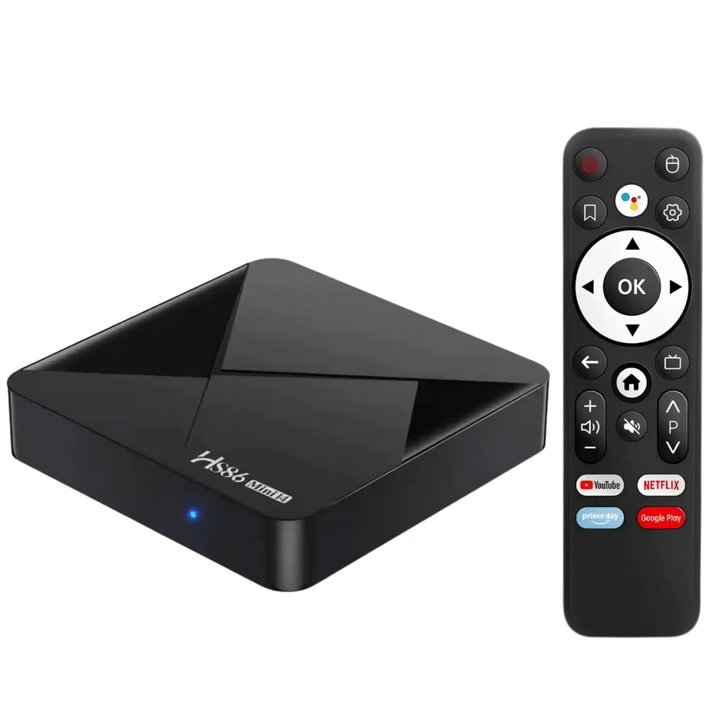HS86 MINI14 2 GB/16 GB 4K Android 14 Wi-Fi 6 de banda dupla Bluetooth 5.0 - Android TV Box