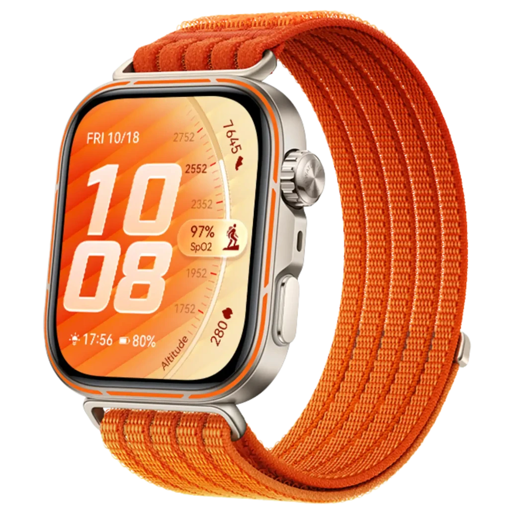 Huawei Watch Fit 5 Pro Pulseira de atividade 1,92" AMOLED 10 dias +100 desportos 5 ATM Laranja