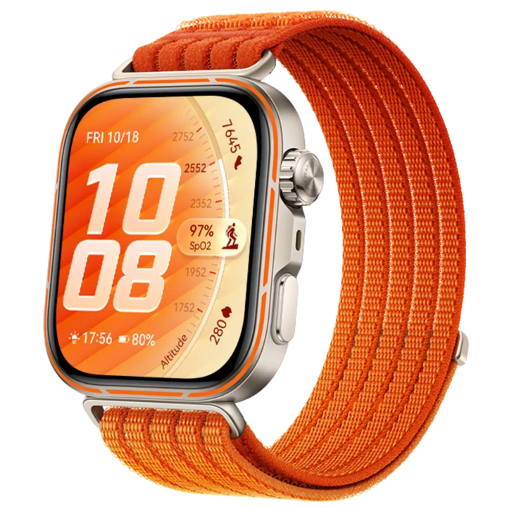 Huawei Watch Fit 5 Pro Pulseira de atividade 1,92" AMOLED 10 dias +100 desportos 5 ATM Laranja