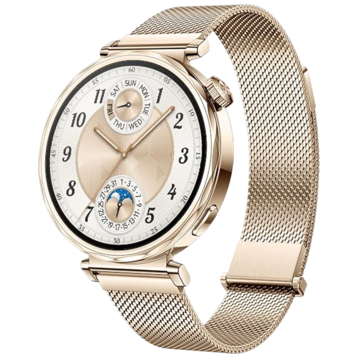 Huawei Watch GT5 41mm GPS Bracelete Milanesa Dourada - Relógio Inteligente