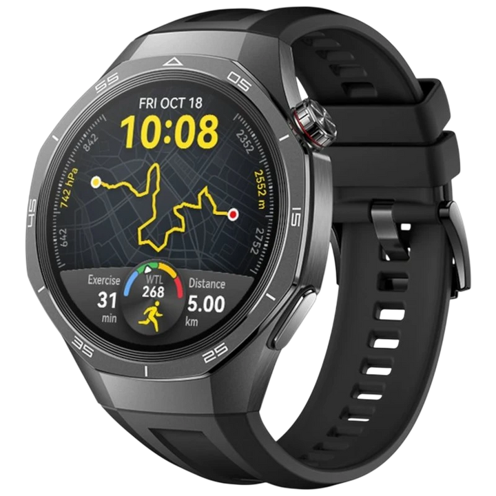 Huawei Watch GT5 Pro 46mm GPS Bracelete Fluoroelastómero Preta - Relógio Inteligente