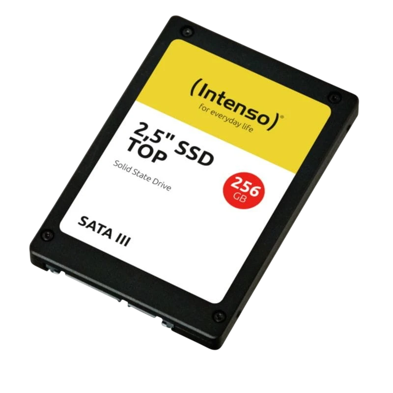 Intenso Top 256 GB SATA III 2,5 polegadas 3D NAND Preto / Branco